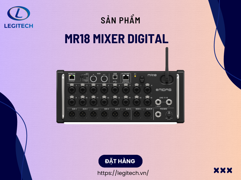 Mixer Midas MR18